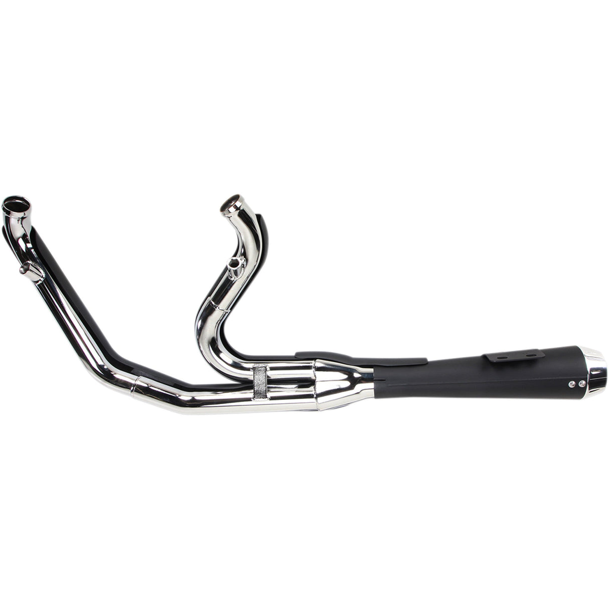 Bassani Xhaust Road Rage 2-Into-1 Exhaust System - 13122J For Harley Dyna 2006-2017