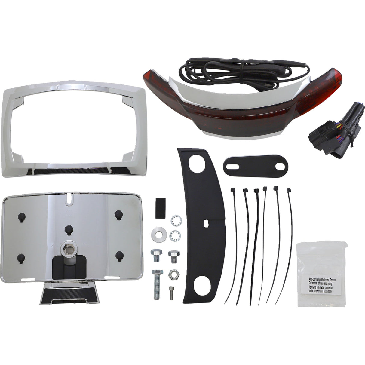 Ciro Taillight License Plate Holder - 40253 For Harley Touring 1998-2026