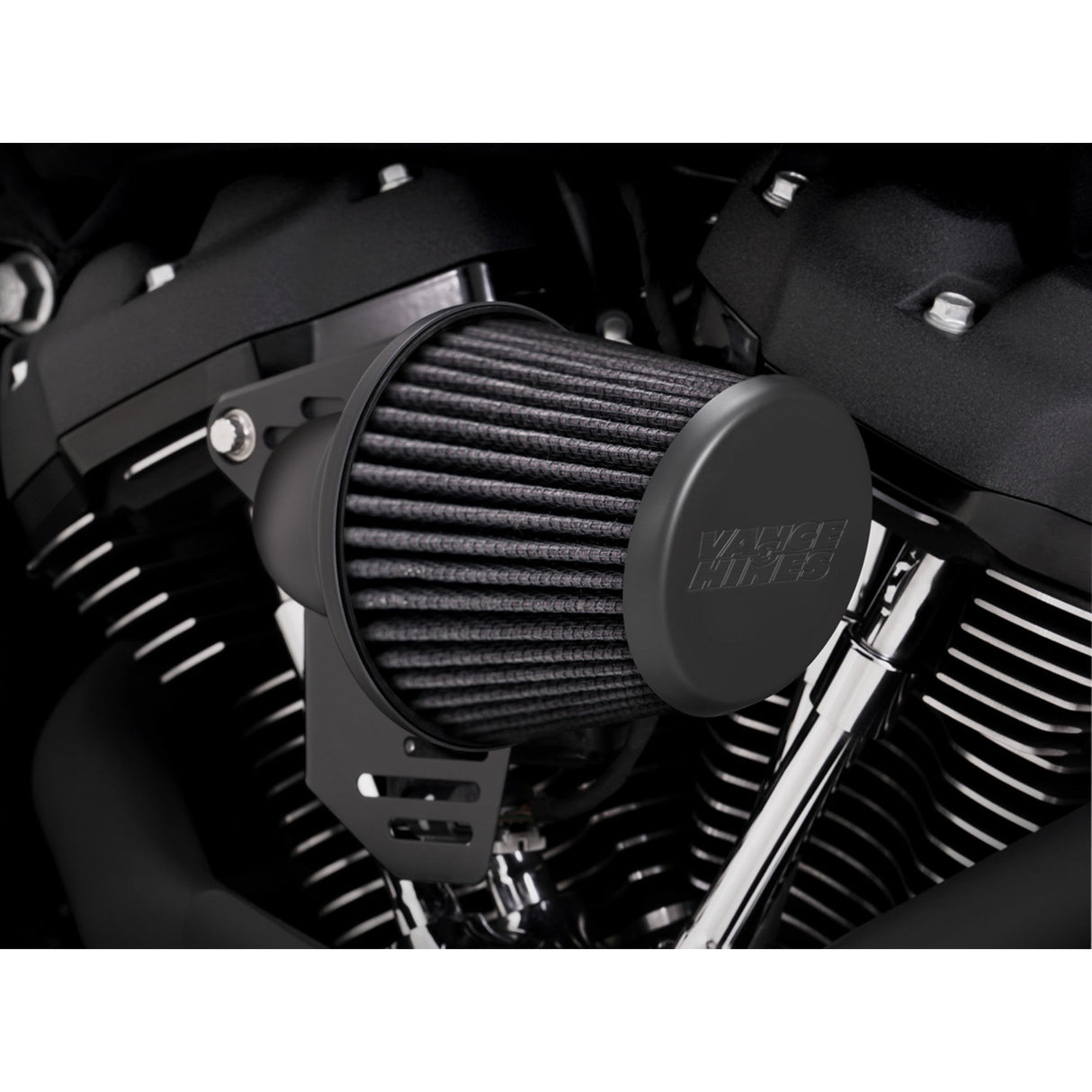 Vance & Hines VO2 Falcon Air Intake Kit Matte Black - 41065 For Harley Motorcycles 2008-2017