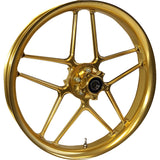 RC Components Laguna Wheel Laguna Front Dual Disc Without ABS Gold 19x3 - 193-140G-F For Harley Touring 2009-2023