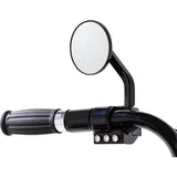 JOKER MACHINE 0640-0304 03-018L ViewTech 7 Billet Mirror Mirror - ViewTech 7 - Side View - Stock - Black - Left