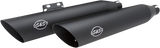 Slash Cut Mufflers - 50 State - Black - 1801-1474