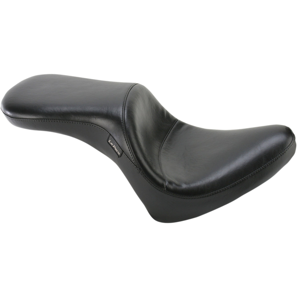 LePera Maverick Seat Without Backrest Smooth Black - LN-910S For Harley Softail 1984-1999