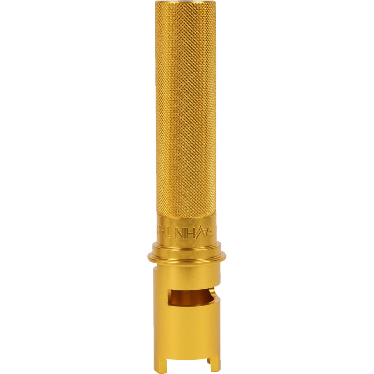 THRASHIN SUPPLY CO. 0632-1009 TSC-2806-5 Throttle Tube - Knurled - 1" - Gen 2 TBW - Gold
