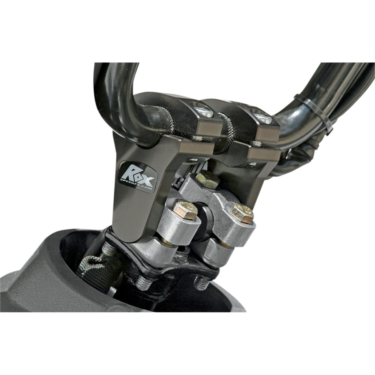 ROX Speed FX Pivoting Handlebar Risers For 7/8" Bar Clamps 2" Black - 1R-P2SS For Kawasaki Motorcycles 1984-2026 | Triumph Motorcycles 1992-2016