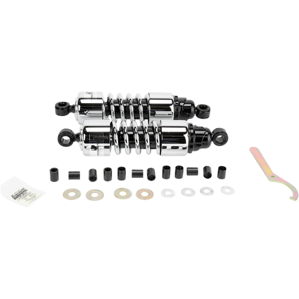 PROGRESSIVE SUSPENSION PS4202C 412-4202C 412 Series Cruiser Shocks — Standard - Chrome - 11.5" - Standard