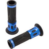 PRO GRIP 0630-1072 PA0728OECRBL 728 Superbike Grips Grips - 728 - Open Ends - Blue