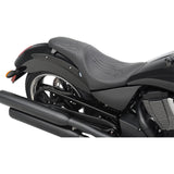 DRAG SPECIALTIES 0810-1597 Predator Seat flame stitched - vegas
