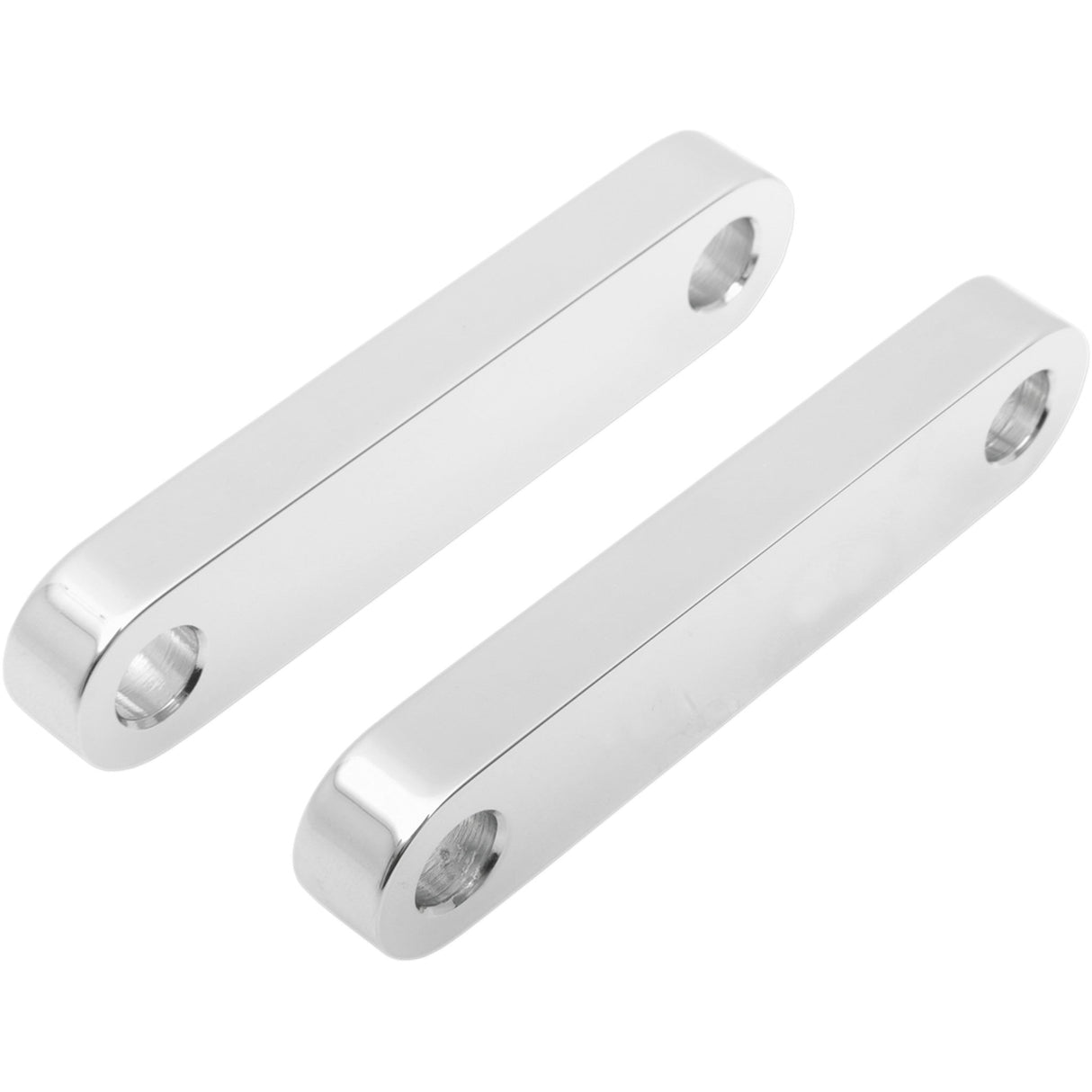 Klock Werks Tire Hugger Front Fender Mounting Block For 21" Wheels Chrome - KWFS-02-0102-C For Harley Softail 1986-2017