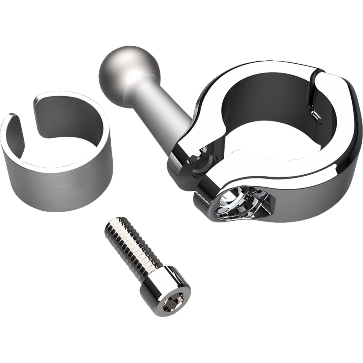 CIRO 0636-0584 55412 Gen 2 Drink Holder - Chrome - Chrome 7/8"/1" Handlebar Mount