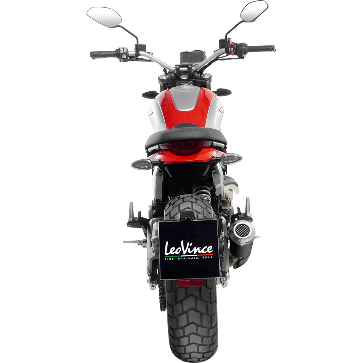 Leovince LV-10 Muffler - 15266B Ducati Scrambler Full Throttle / Scrambler Icon / Scrambler Icon Dark / Scrambler Nightshift 2023-2025