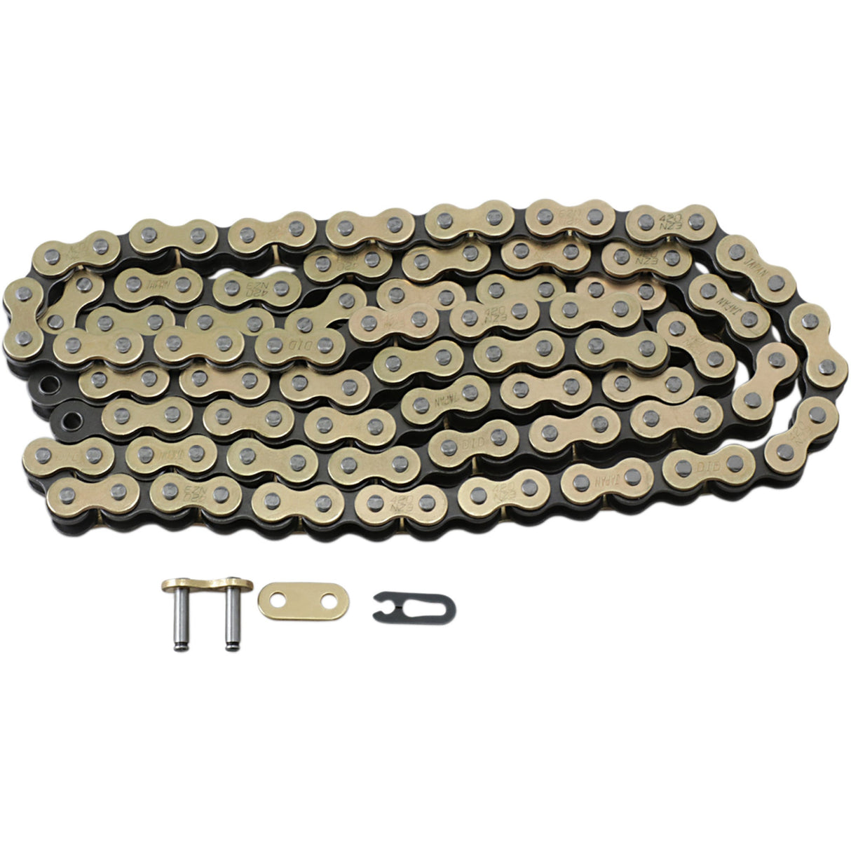 DID 1221-0022 420NZ3G120RB 420 NZ3 Series Drive Chain 420 NZ3 - High-Performance Motorcycle Chain - 120 Links - Gold