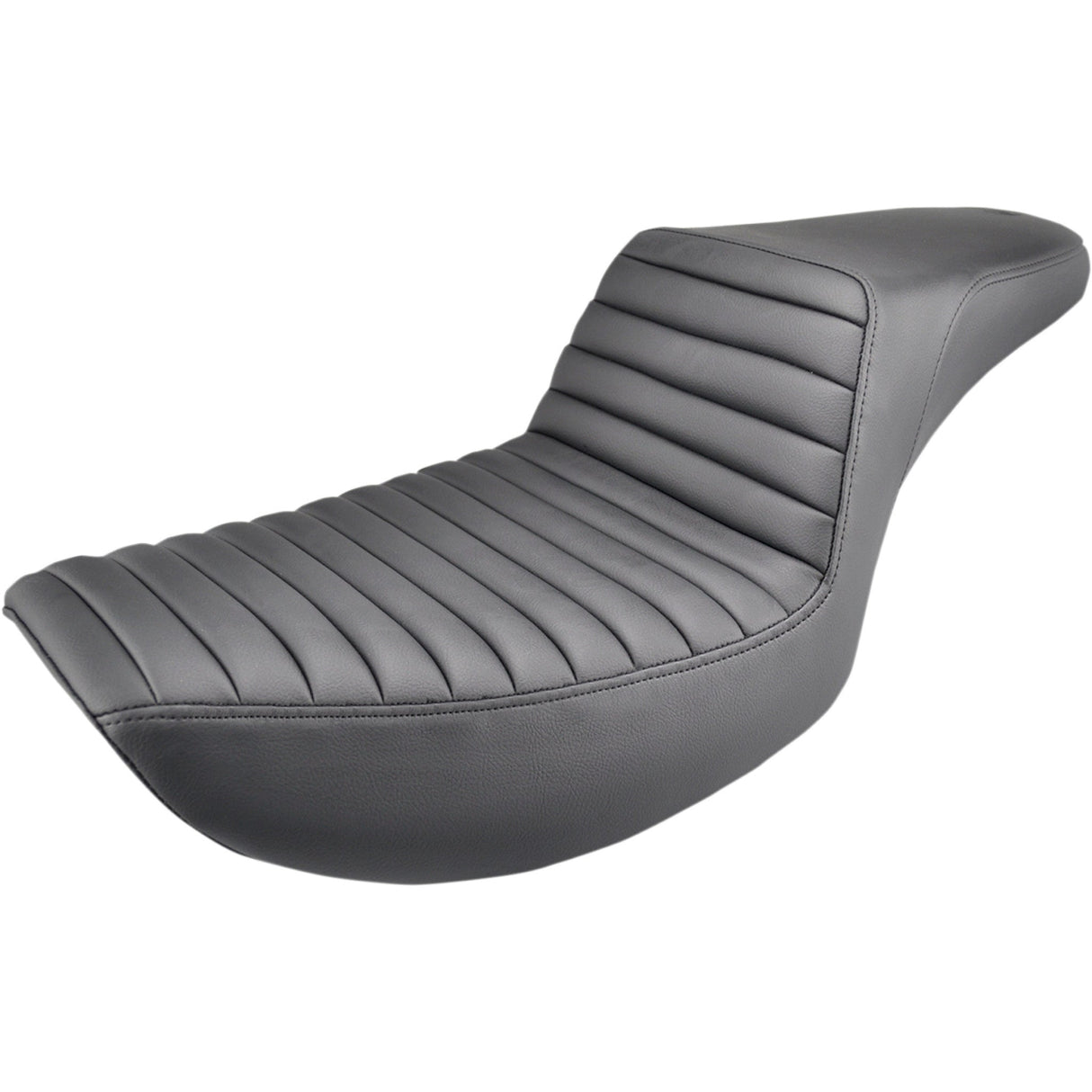 Saddlemen Step-Up Seat — Front Tuck-N-Roll Black - 882-09-171 For Harley 1982-1994