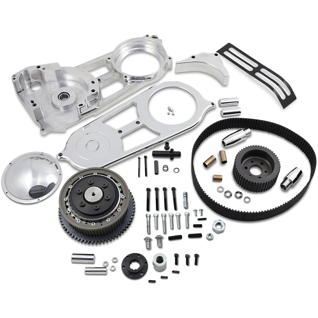 Belt Drives LTD. 2" Belt Drive Kit 2" Polished - EVO-11S-2 For Harley Touring 1990-2006