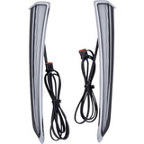 CIRO 2040-2975 45800 Fang® Lower Fairing Lights - Chrome