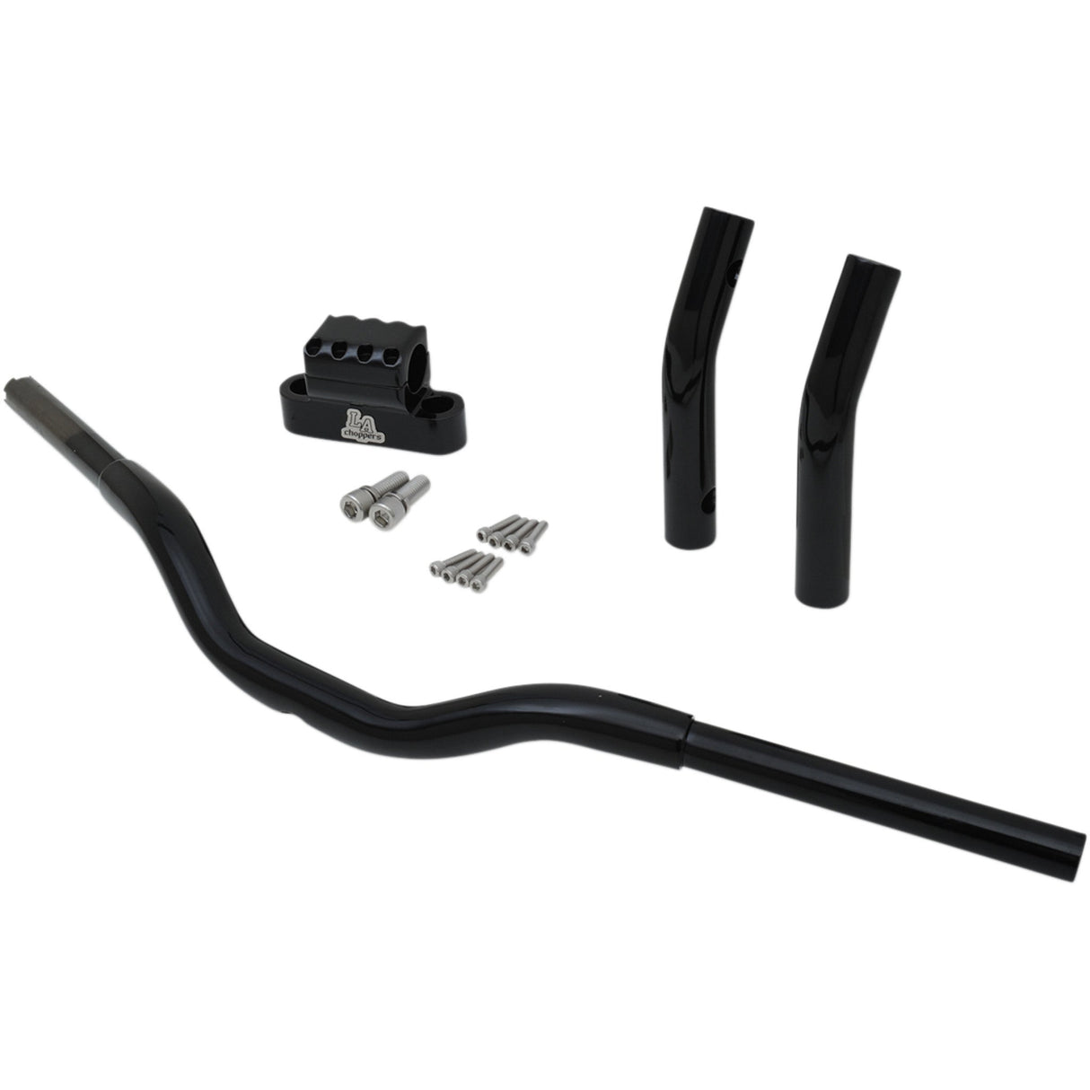 LA CHOPPERS 0601-4461 LA-7336-08B Kage Fighter-T Pullback Handlebar - 11" - Black