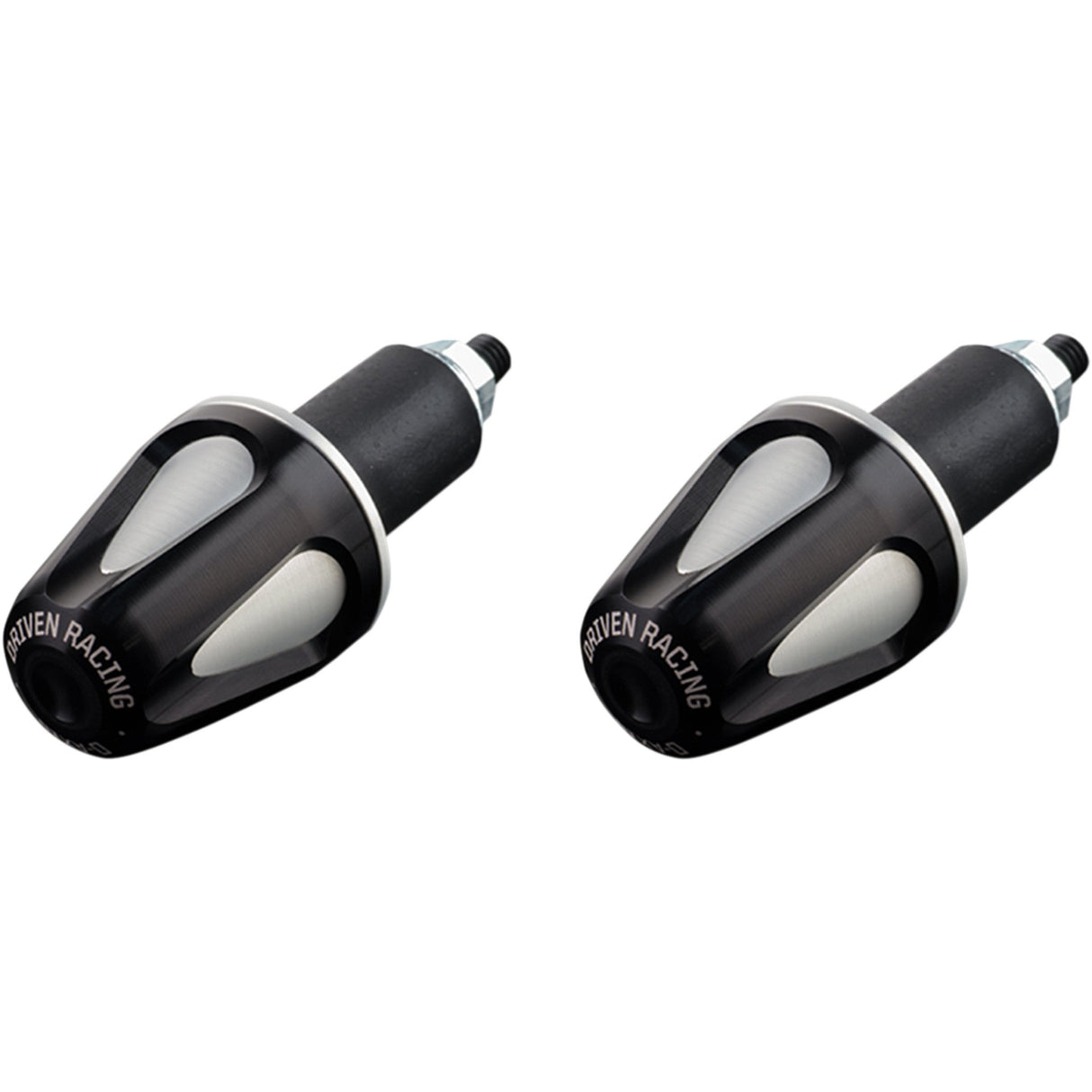 DRIVEN RACING 0634-0353 DXB-BK2 D-Axis Handlebar End Bar End Weight - Black/Silver