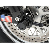 Drag Specialties Billet Axle Caps Rear Black Pair For Harley Sportster 2008-2012