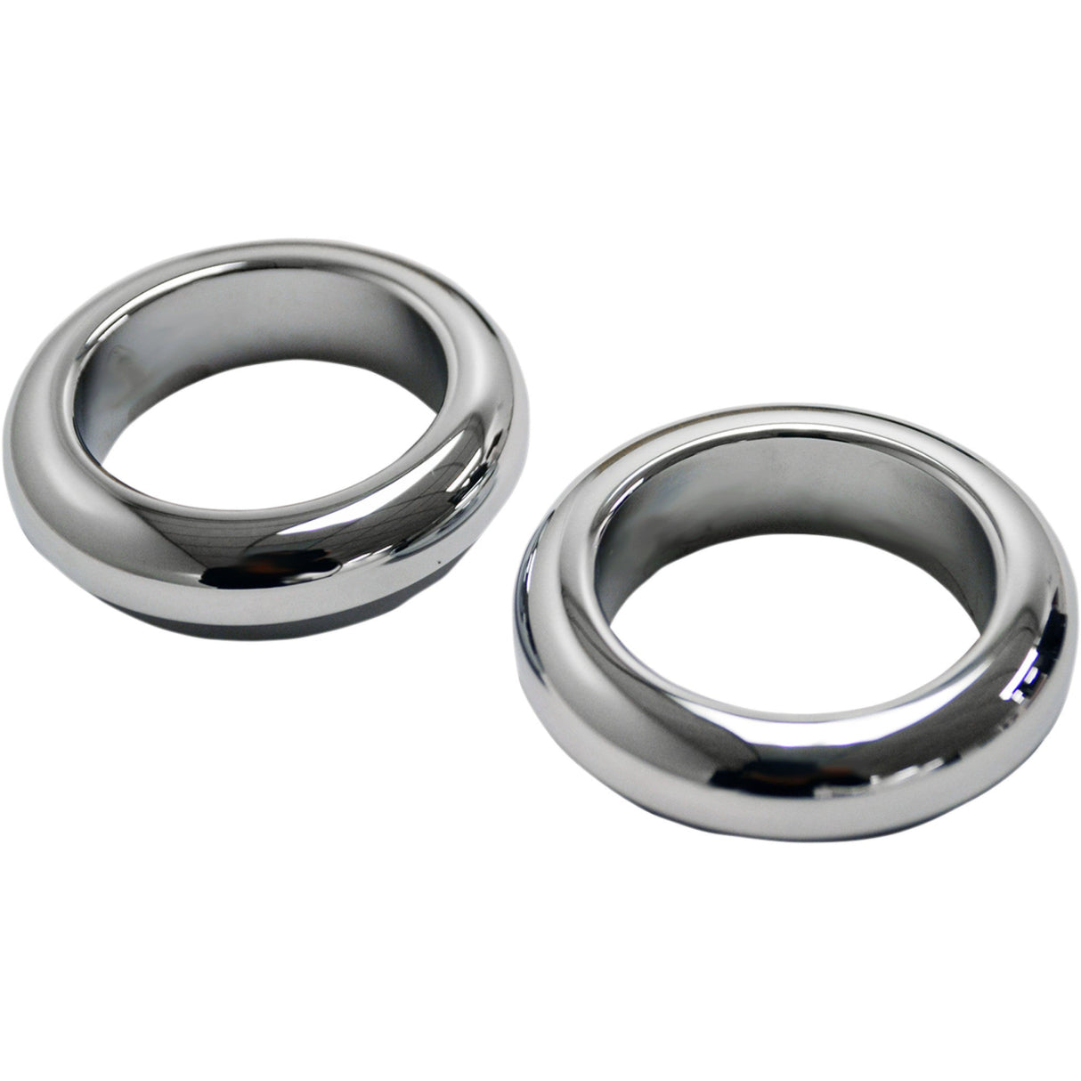 LA Choppers Fork Dust Covers 39 Mm Chrome - LA-7503-39 For Harley 1984-2022
