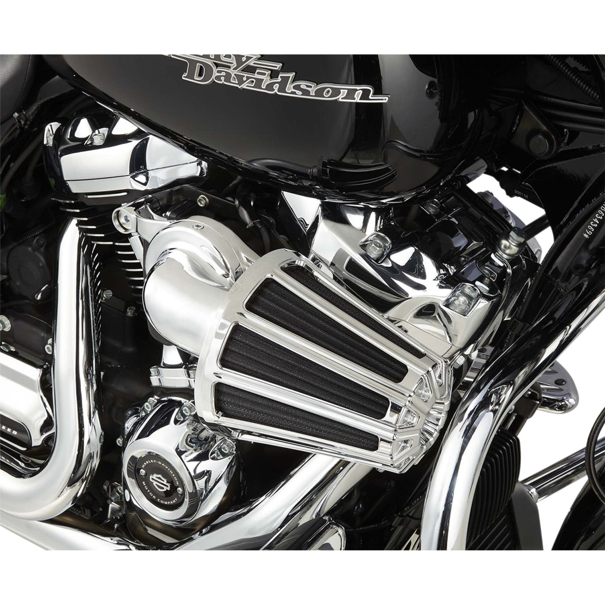 Arlen Ness Monster Sucker® Air Cleaner Kit — 10 Gauge Chrome - 81-030 For Harley Motorcycles 2017-2025