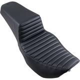 Saddlemen Step-Up Seat — Front Tuck-N-Roll Black - 897-06-171 For Harley Touring 1997-2007