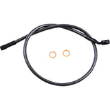 MAGNUM SHIELDING 1741-6163 AS478130 Alternate Length Upper Brake Line - 12mm-35° - 30" - Black Pearl