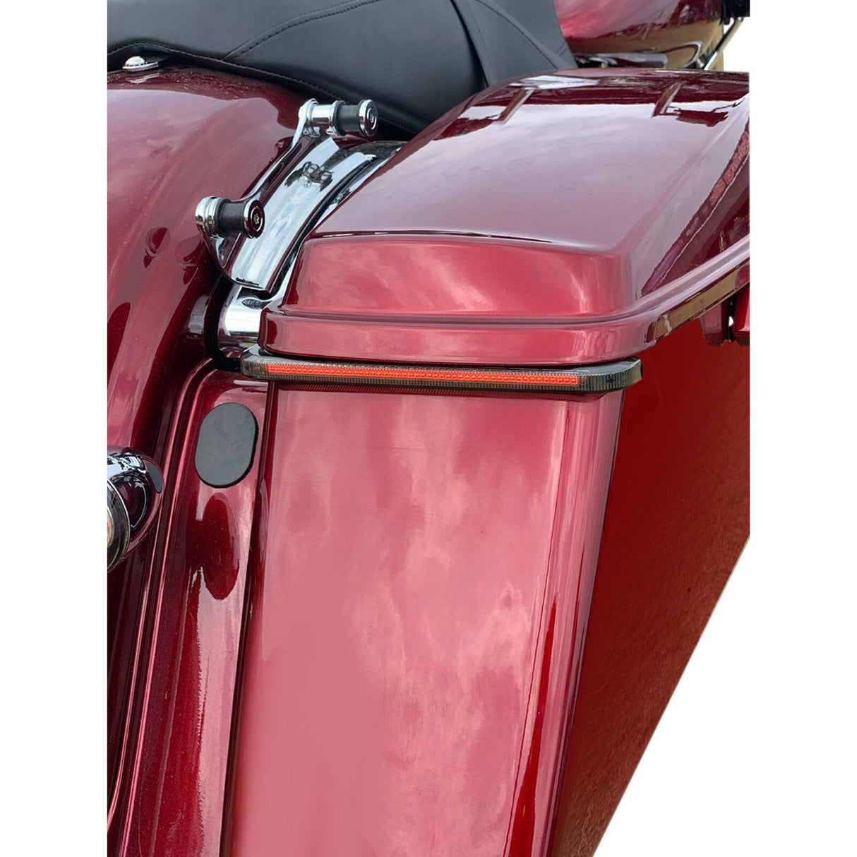 Custom Dynamics LED Low-Profile Bagz™ Accent Lights Smoke Lens - CD-LPSEQ-BCM4-S For Harley Touring 2014-2023
