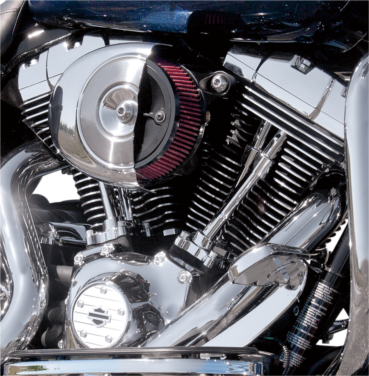 Super Stock™ Stealth Air Cleaner Kit - Black - 1010-1078