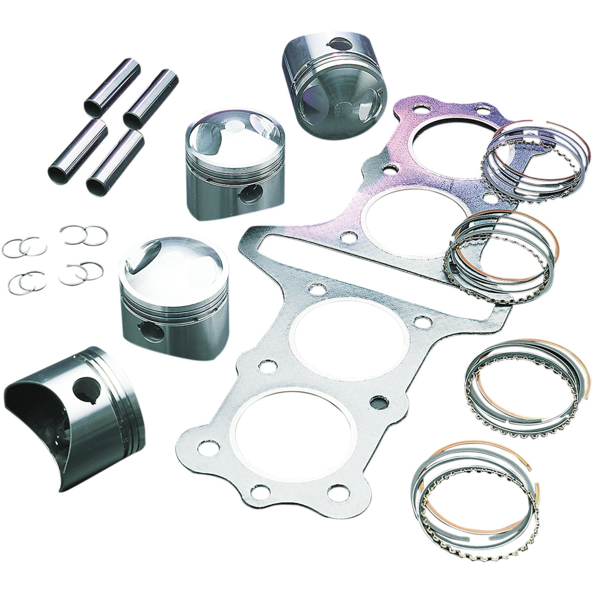 WISECO K1015 K1015 Forged Piston Kit with Head Gasket Piston Kit with Gasket - 70.00 mm - Kawasaki