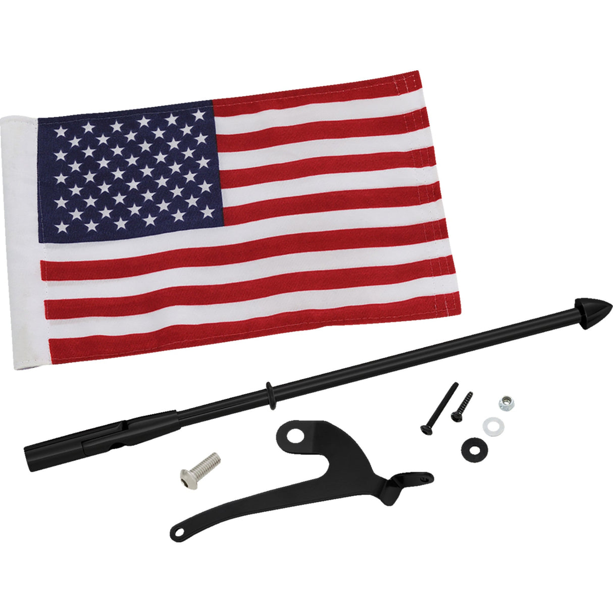 Show Chrome Flag Pole - 41-203RBK Can-Am Spyder 2017-2024