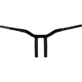 LA Choppers One-Piece Kage Fighter Handlebar Pullback 10" X 1-1/4" Black - LA-7369-10B For Harley Touring 2023-2026