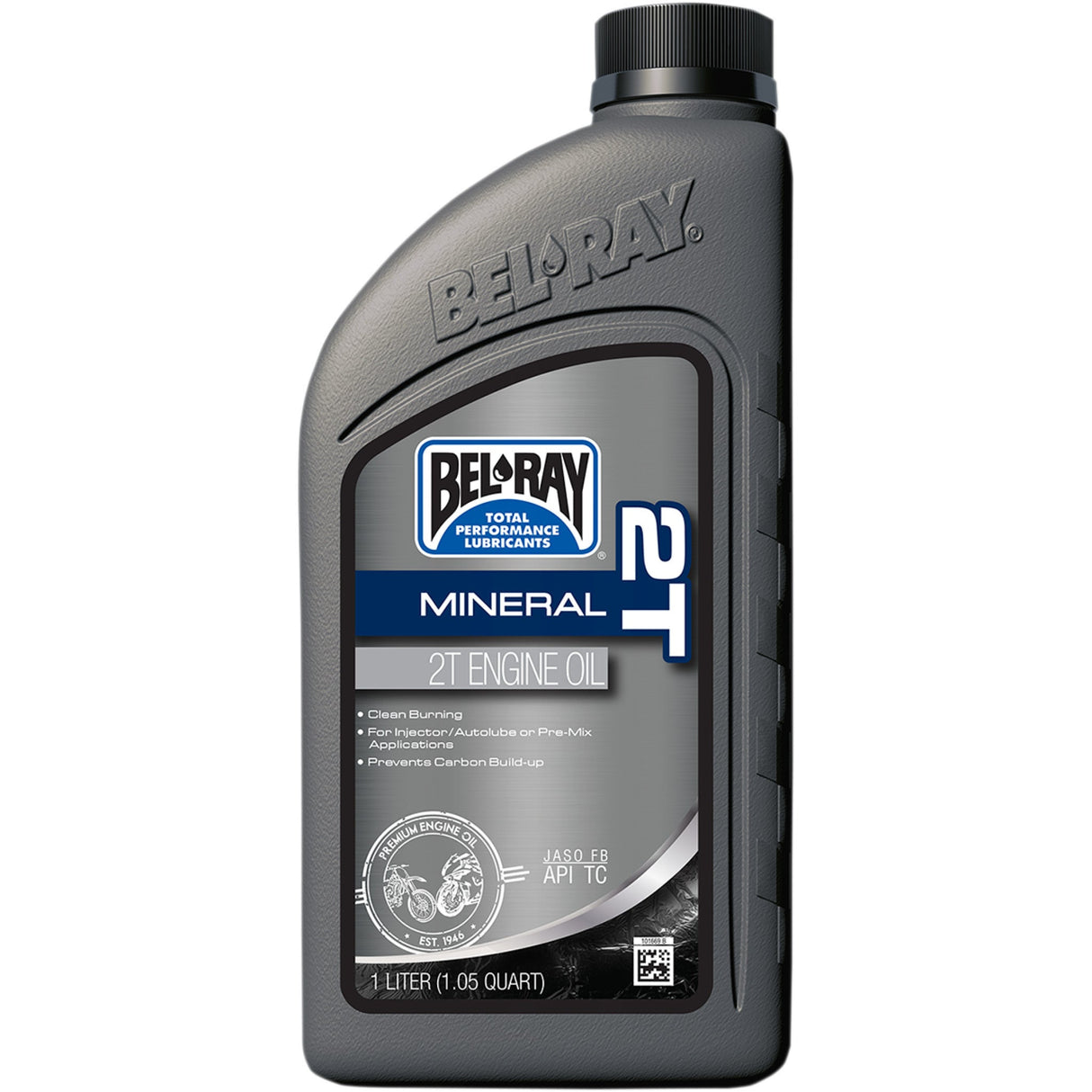 BEL-RAY 3602-0055 99010-B1LW Mineral 2T Engine Oil 2T Mineral Oil - 1L