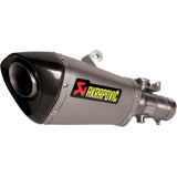 AKRAPOVIC 1811-2257 S-Y6SO9-ASZ Slip-On Line Muffler — Triangle Muffler - Titanium - YZF-R6
