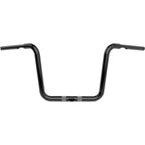 LA Choppers Twin Round Handlebar 12" Black - LA-7324-12B For Harley Road Glide 2015-2023