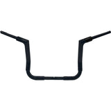 FAT Baggers INC. 1-1/2" EZ Install Flat Top Handlebar 12" Black - 615012-B For Harley Touring 1999-2013