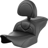 Saddlemen Roadsofa™ Carbon Fiber Seat With Backrest - 823-07-185B0 For Harley Touring 2023-2026