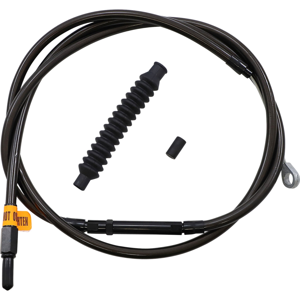 LA Choppers Midnight Braided Clutch Cable 18"-20" Ape Hanger Handlebars - LA-8010C19M For Harley Touring 2008-2016