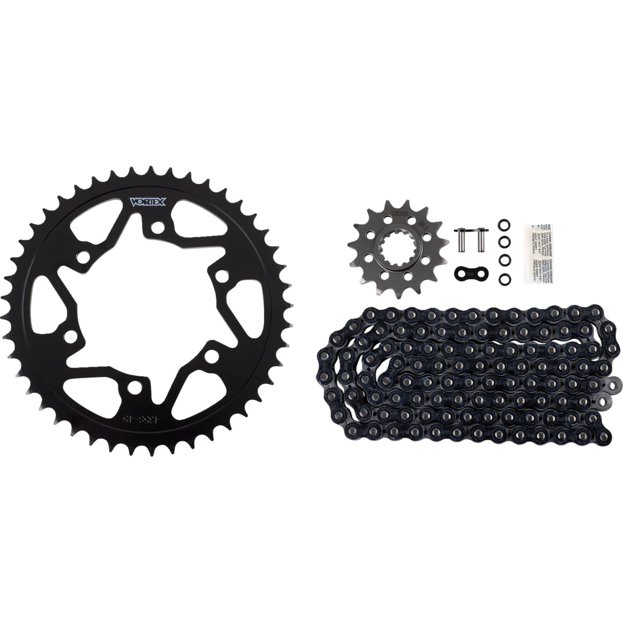 VORTEX 1230-1202 CK6445 HFRS 520 Steel Chain Kit Steel Chain Kit - Black