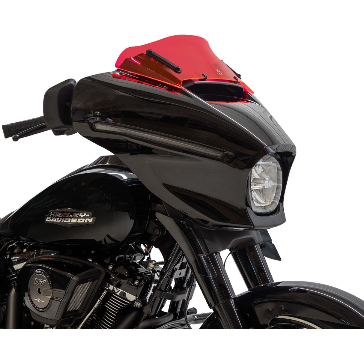 KLOCK WERKS 2310-0946 KWW-01-0736 Kolor Flare™ Ice Windshield Kolor Flare™ Windshield - 6-1/2" - Pink Ice - FLH