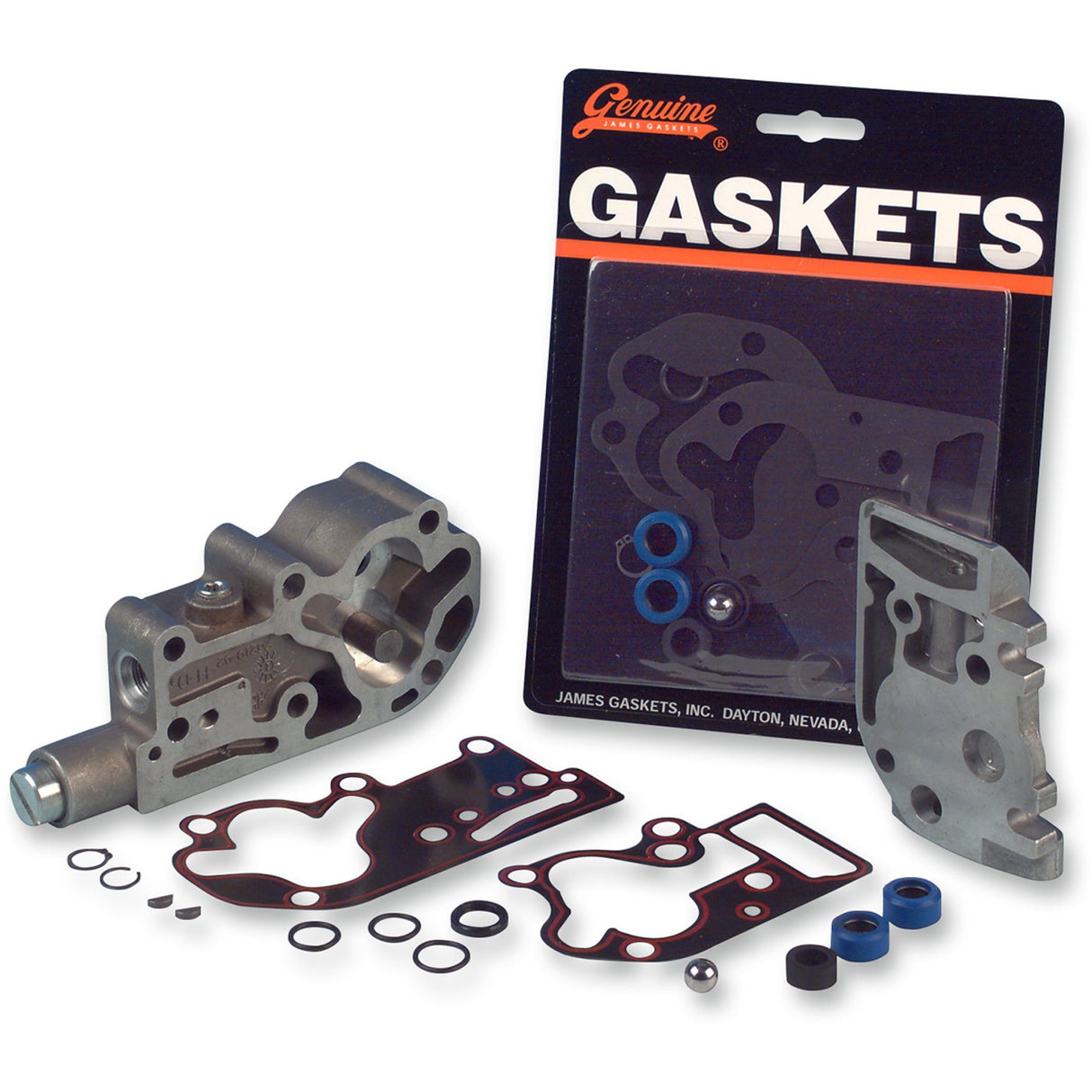 JAMES GASKET DS173382 JGI-92-FLHR Oil Pump Repair Kit Oil Pump Gasket MET Kit - Big Twin