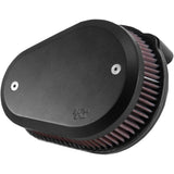 K & N Street Metal Flare Intake System - RK-3932B For Harley Motorcycles 1999-2017