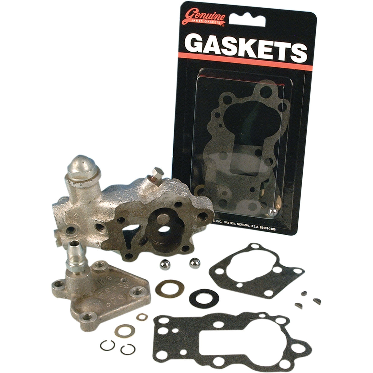 James Gasket Oil Pump Gasket Kit - JGI-48-FL For Harley Touring 1948-1967