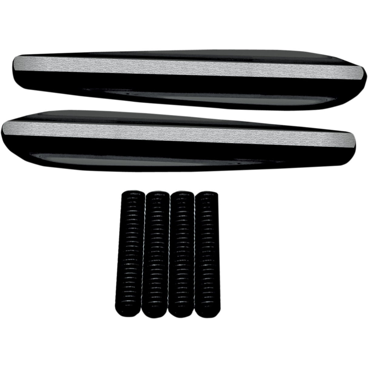 COVINGTONS 2020-0498 C1306-B Turn Signal Eliminators - Finned - Black
