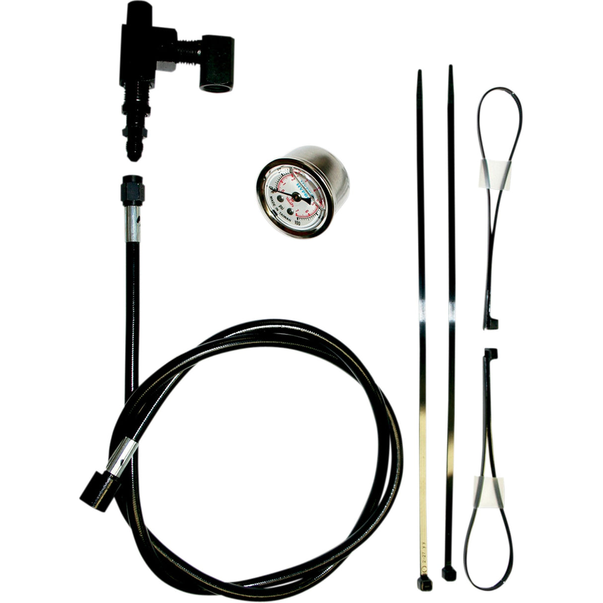 FEULING OIL PUMP CORP. 2212-0435 9019 Remote Oil Pressure Gauge/Line Kits - Black