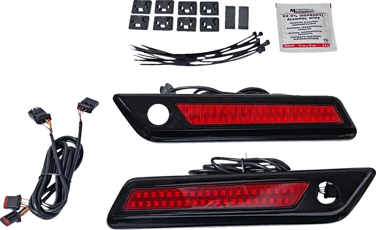 Saddlebag Latch Dual Color Accent Lights