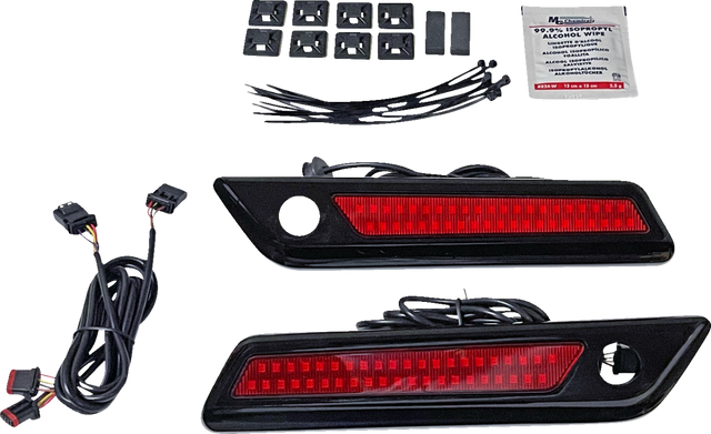 Saddlebag Latch Dual Color Accent Lights