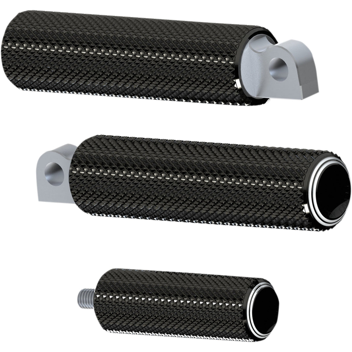 ARLEN NESS 1620-1741 07-934 Fusion Male-Mount Footpegs - Dual Ring - Black