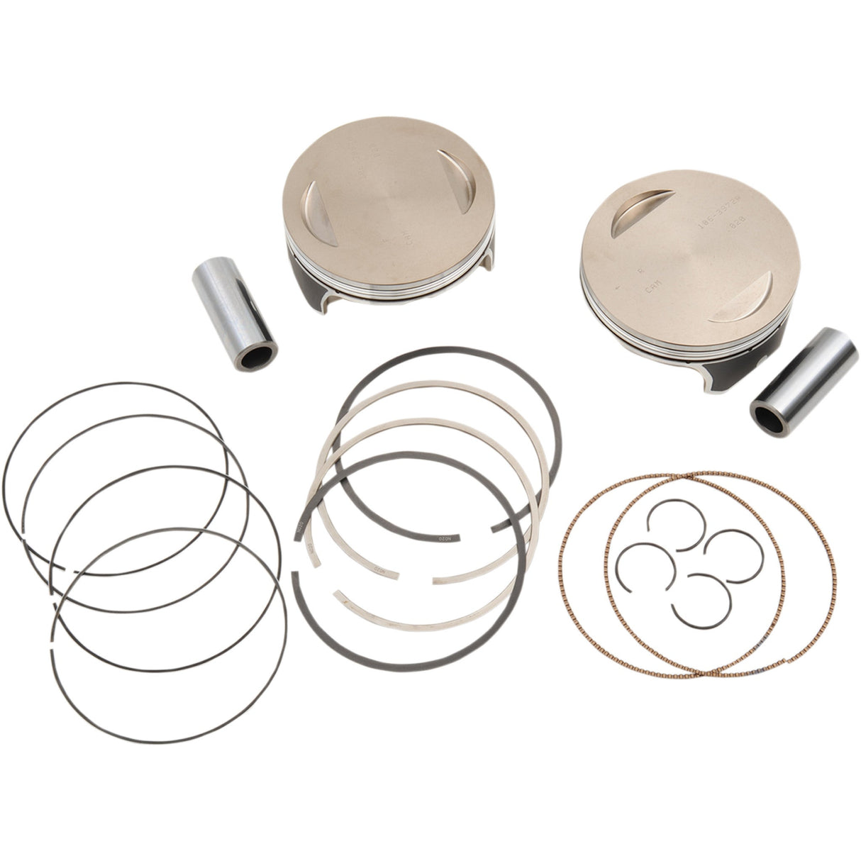 S&S CYCLE 0910-3659 106-3964A Forged Piston Kit for Hot Set Up Kits® - +.020"