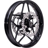 Arlen Ness Spider Wheel Hub Dual Disc Front Black - 71-660 For Harley Touring 2008-2026