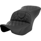 Saddlemen Roadsofa™ Lattice Stitch Heated Seat Without Backrest - 823-07-182A0 For Harley Touring 2023-2026